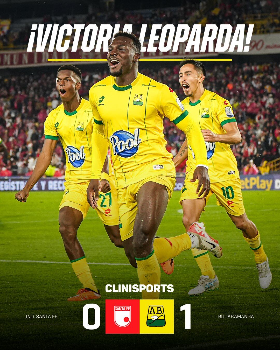 Atlético Bucaramanga ganó con gol de Daniel Mosquera