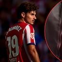 Mientras FC Barcelona anuncia a su ansiado fichaje (der.), Julián Álvarez (izq.) tiene un giro en su futuro profesional.