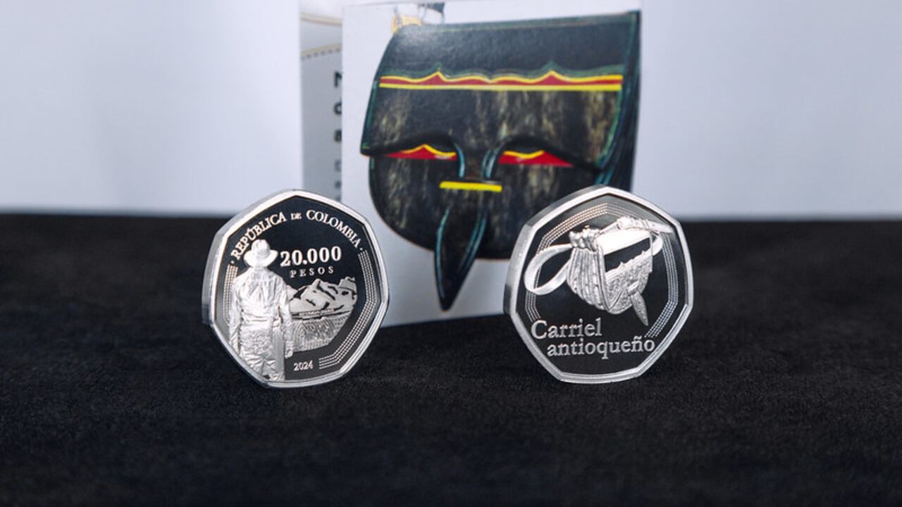 Desde este viernes, 15 de noviembre, el Banco de la República puso en circulación una moneda conmemorativa del carriel antioqueño.