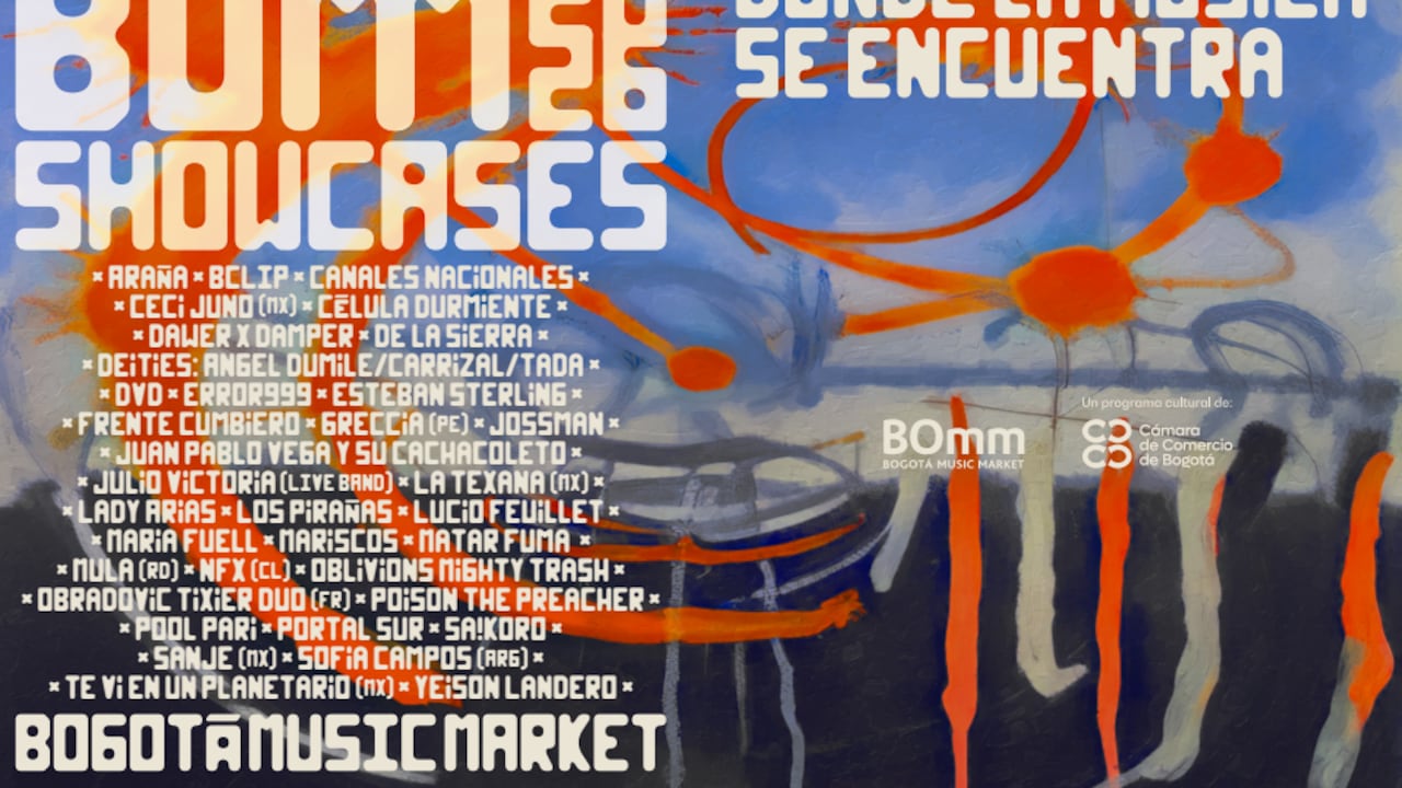 El cartel de talentos del BOmm 2026.