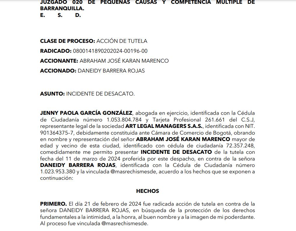 Epa Colombia desacató fallo que le ordenaba rectificar acusaciones contra empresario.