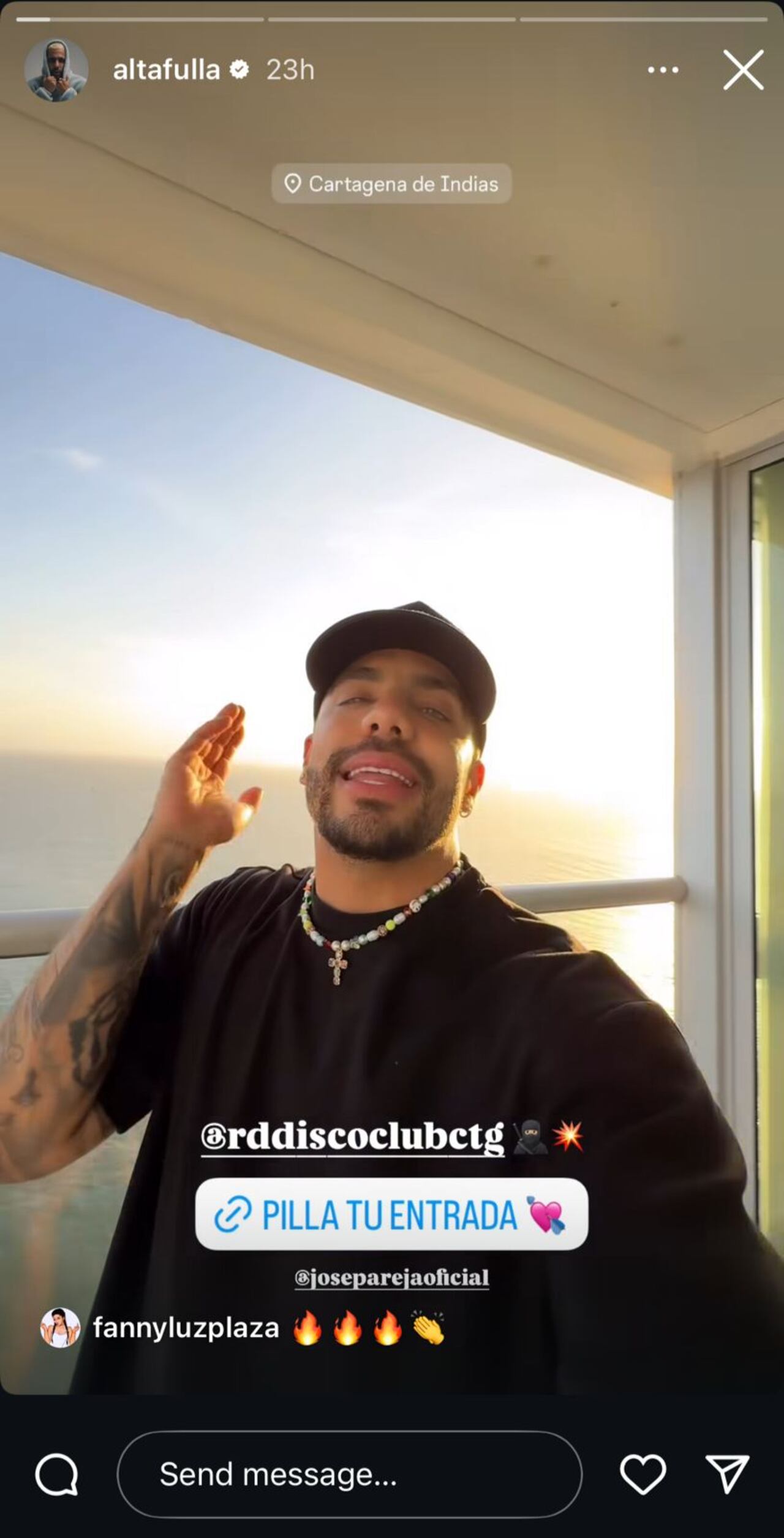 Altafullla se presentará en diferentes lugares del país, entre ellos, Cartagena.