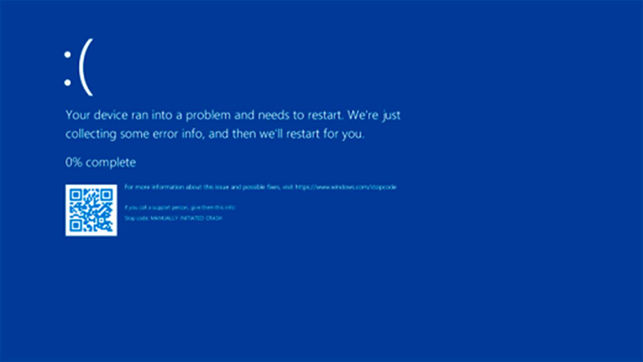 Pantalla azul de la muerte Windows 11