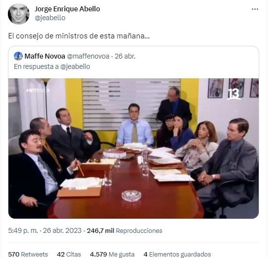 El actor no dudó en comentar lo sucedido con el cambio de Ministros