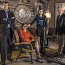 De izquierda a derecha: Miguel Pardo Brigard, presidente de Homecenter; Adriana Salcedo, presidente de Sodexo; Patricia Uribe Zambrano, vicepresidente de Talento y Sostenibilidad de Mesofoods (OMA y Presto); Álvaro Chajín, fundador de Servióptica, y Carolina Luque, coordinadora de Proyectos de Saucos. Locación: Kare Calle 81.