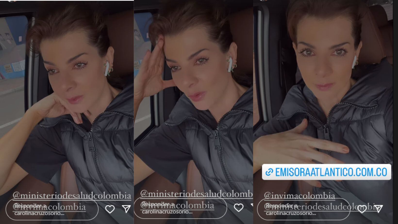 Carolina Cruz salió a pedir ayuda al Ministerio de Salud: "Con el corazón en la mano”