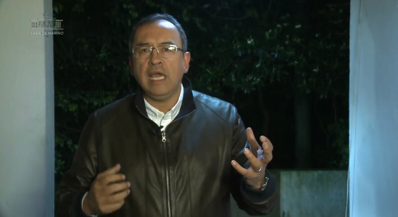 Portavoz del Gobierno nacional Alfonso Prada