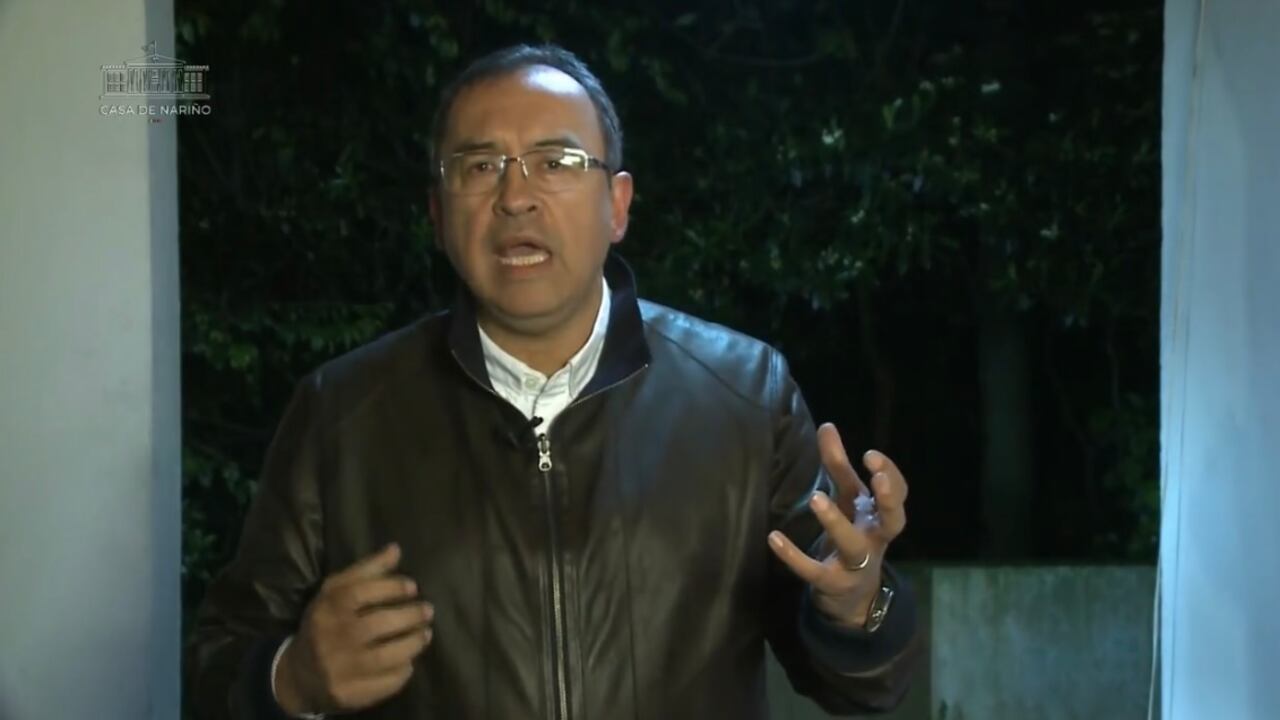 Portavoz del Gobierno nacional Alfonso Prada