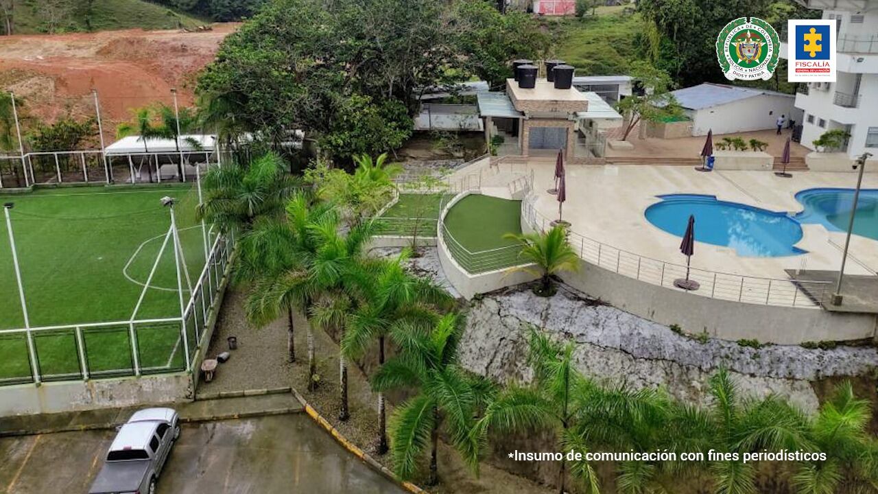 Los inmuebles incautados están en Medellín y Quibdó.