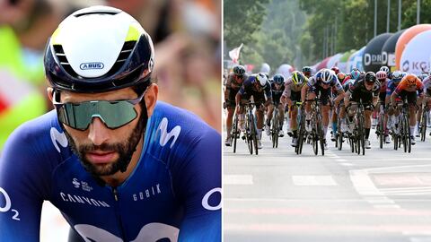 Fernando Gaviria terminó tercero en la última etapa del Tour de Polonia.