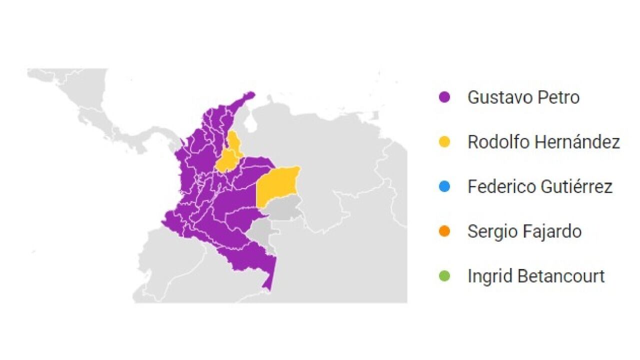 Mapa Colombia