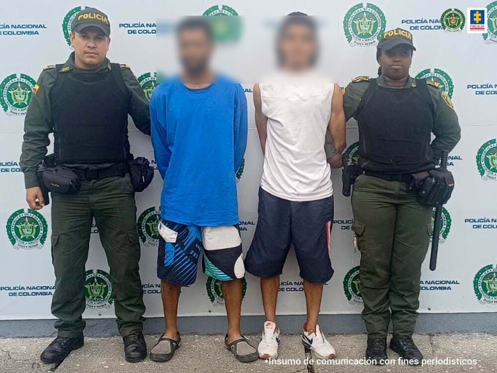 Los dos sujetos capturados por el robo fueron enviados a la cárcel.