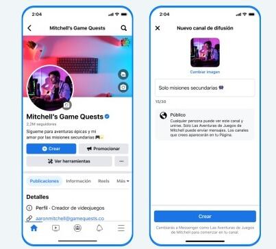 Los canales de transmisión se expanden a Facebook Y Messenger.