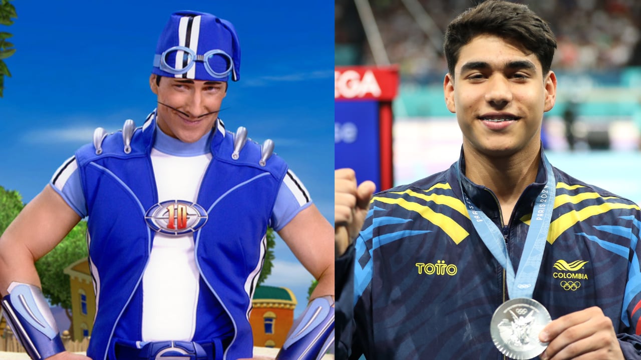 Actor de Lazy Town le envió mensaje a ganador de medalla de plata en los Juegos Olímpicos París 2024.