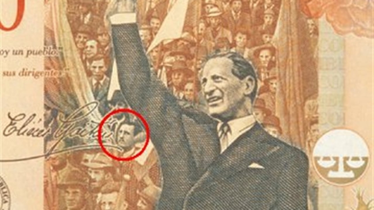 Fidel Castro no es el que aparece en el billete de $1.000