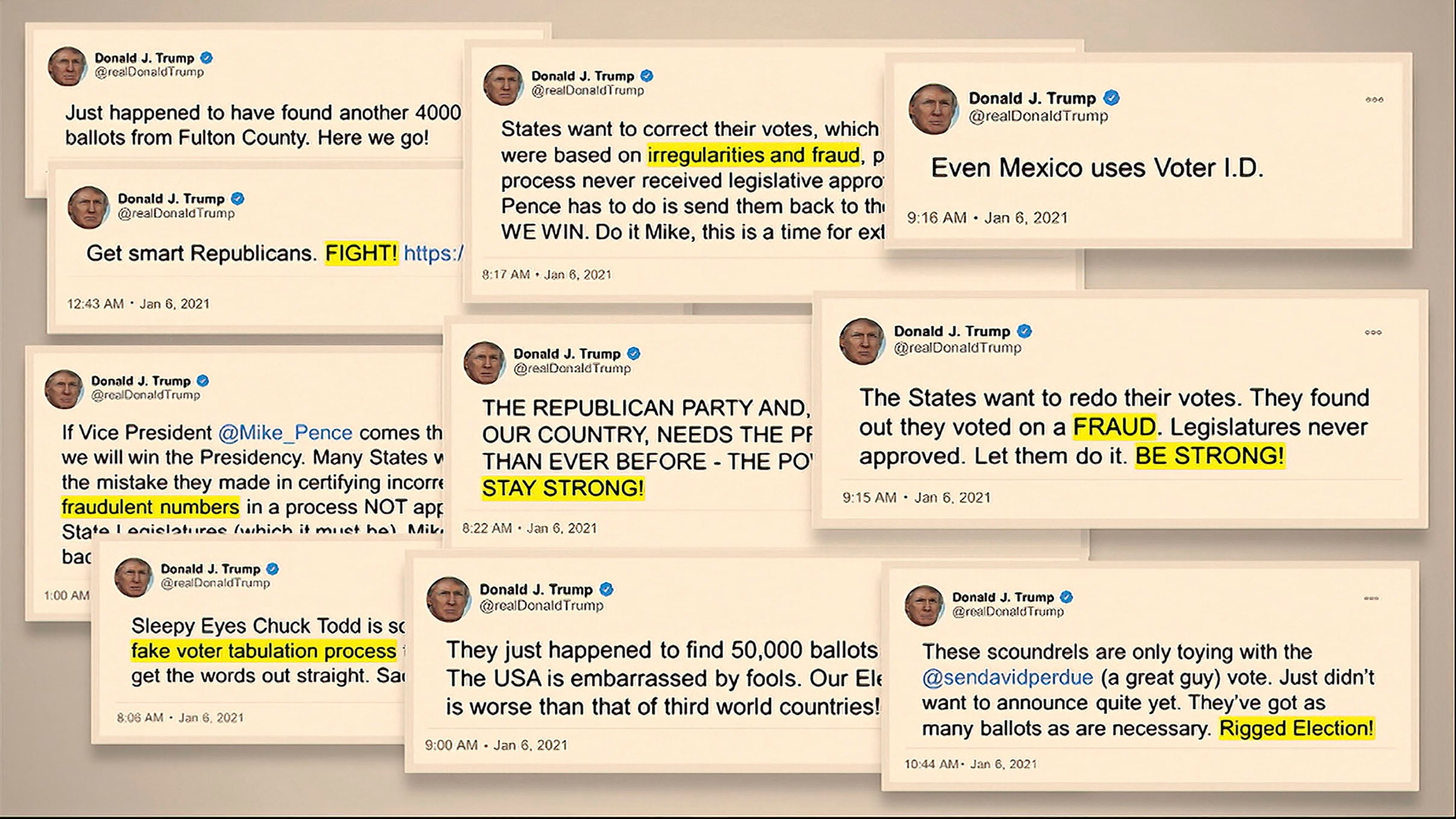 Acusación contra Trump.