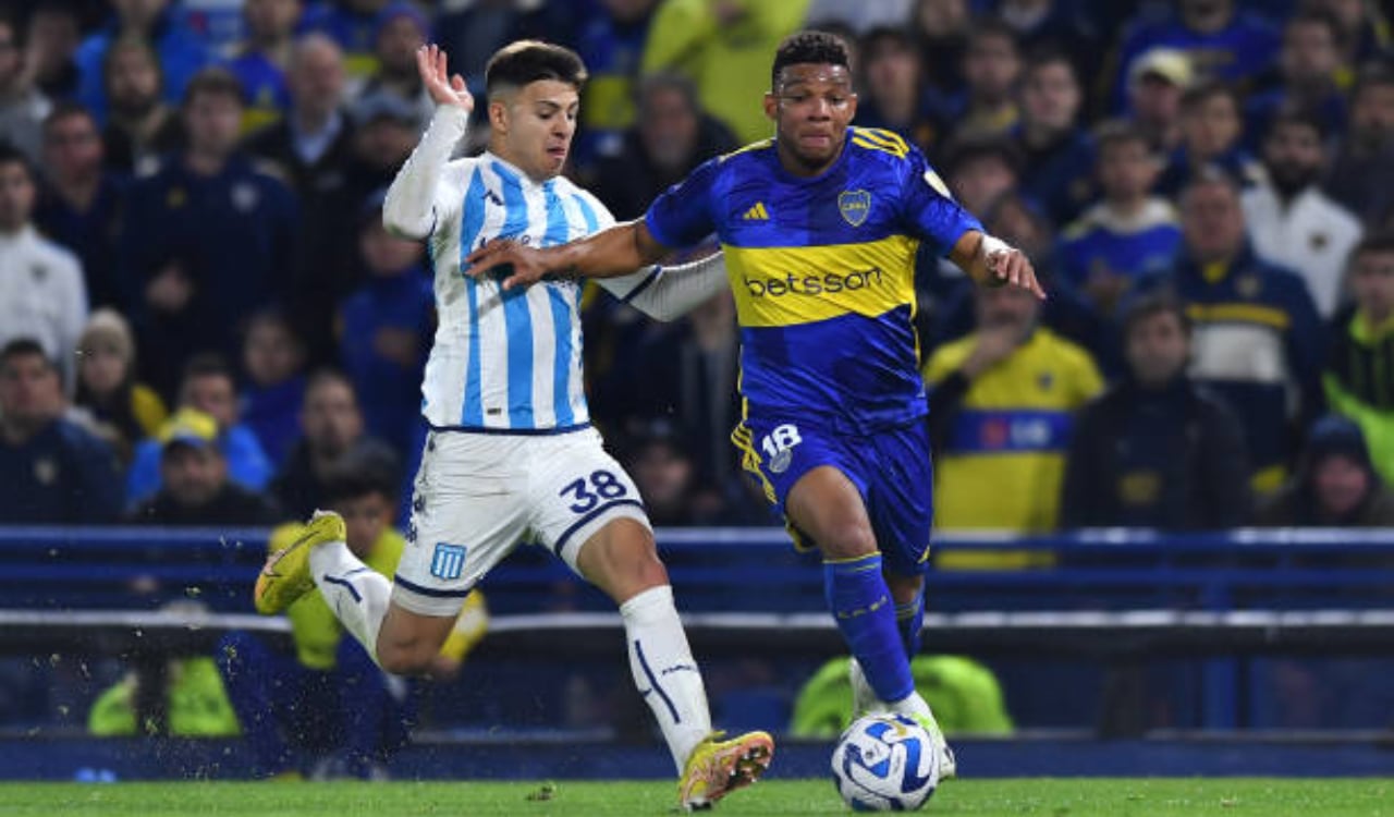 Frank Fabra en Libertadores ante Racing