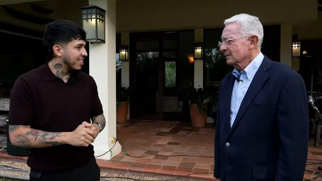Política, seguridad y drogas marcaron la conversación entre Uribe y Westcol en Kick.