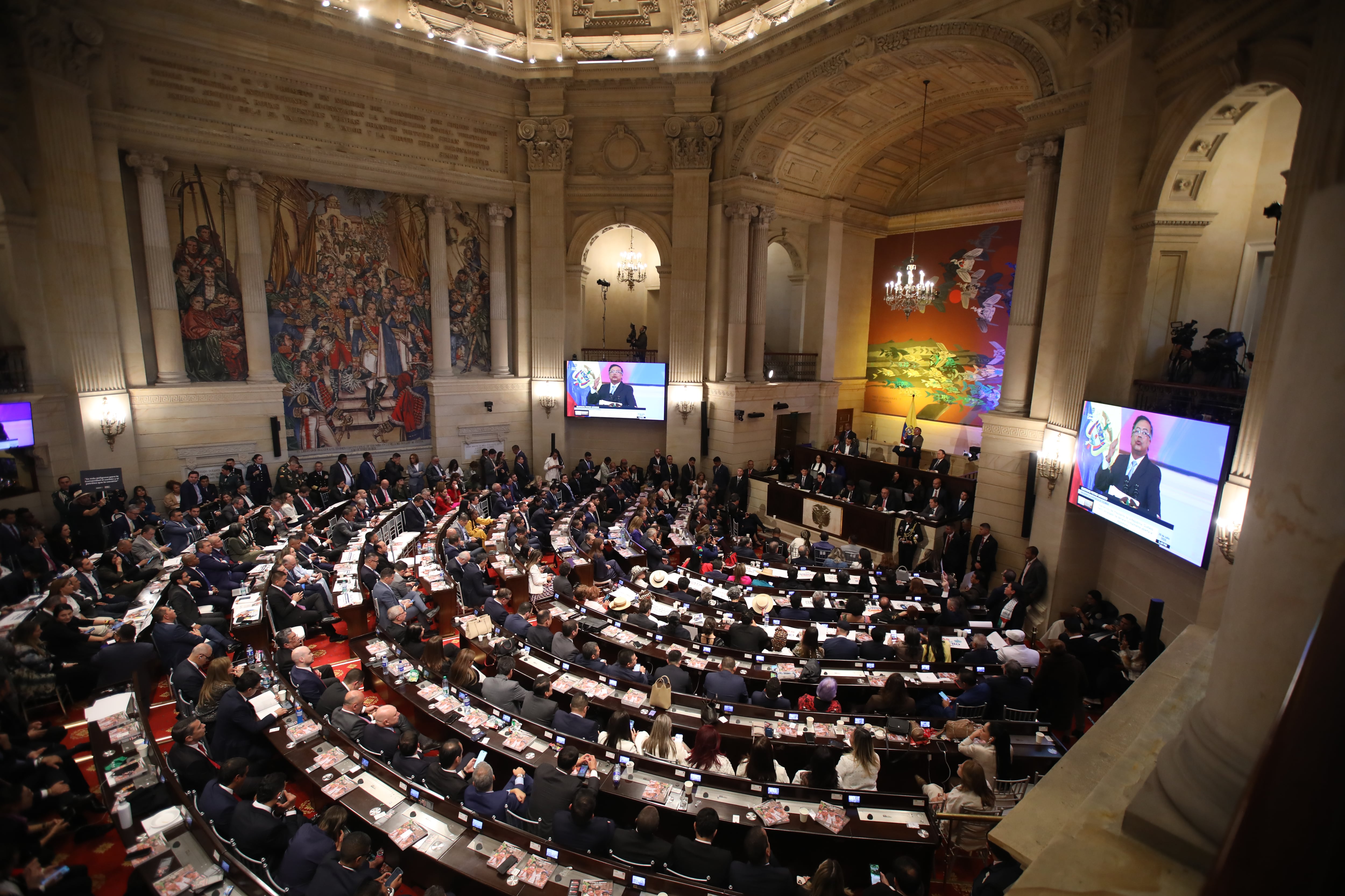 Instalación del Congreso 2025, Presidente Gustavo Petro