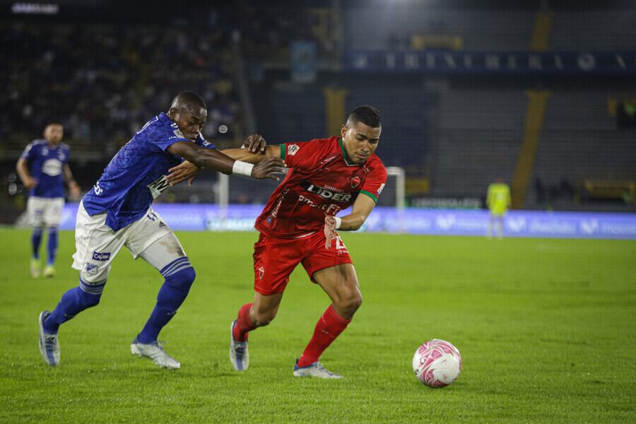 Bogotá, 16 de Octubre de 2022. Millonarios enfrenta al Patriotas en el Estadio Nemesio Camacho El Campin, partido válido por la fecha 18 de la Liga Betplay 2022. (Colprensa - Álvaro Tavera)