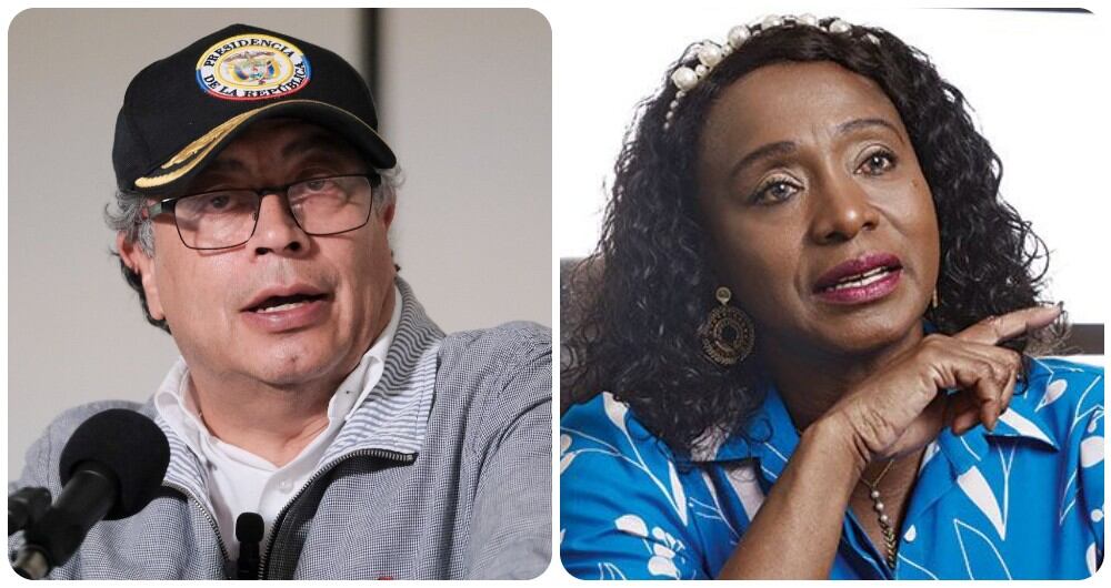 Gustavo Petro y María Isabel Urrutia.