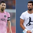 Lionel Messi y Novak Djokovic.