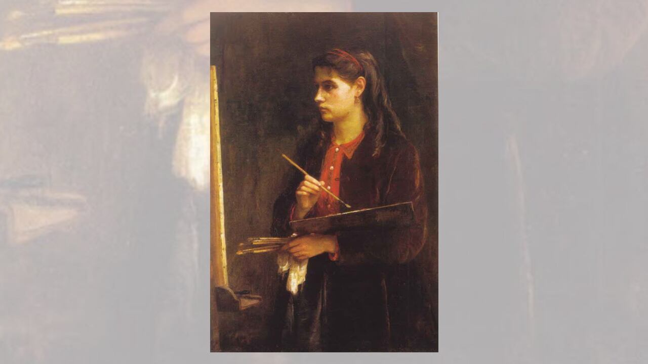 Berthe Morisot pintada por su hermana, Edma Morisot. Wikimedia Commons