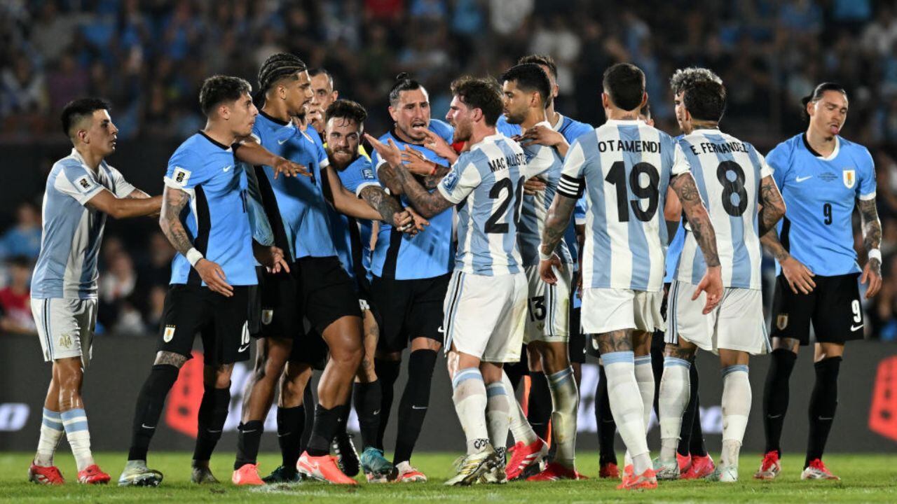 Imagen del Uruguay vs. Argentina.