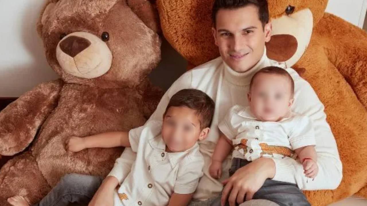 Pipe Bueno y sus hijos. Foto: Instagram @pipebueno