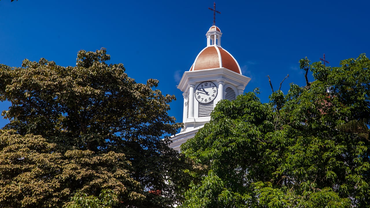 El templo de la Inmaculada Concepción es uno de los lugares imperdibles para conocer en Aguadas, Caldas.
