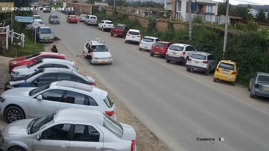 El hermano mayor de Alán Tomás fue arrollado metros más adelante