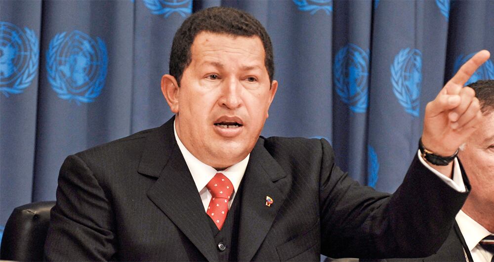 Hugo Chávez. 