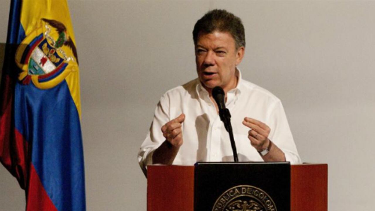 Juan Manuel Santos, presidente de Colombia.