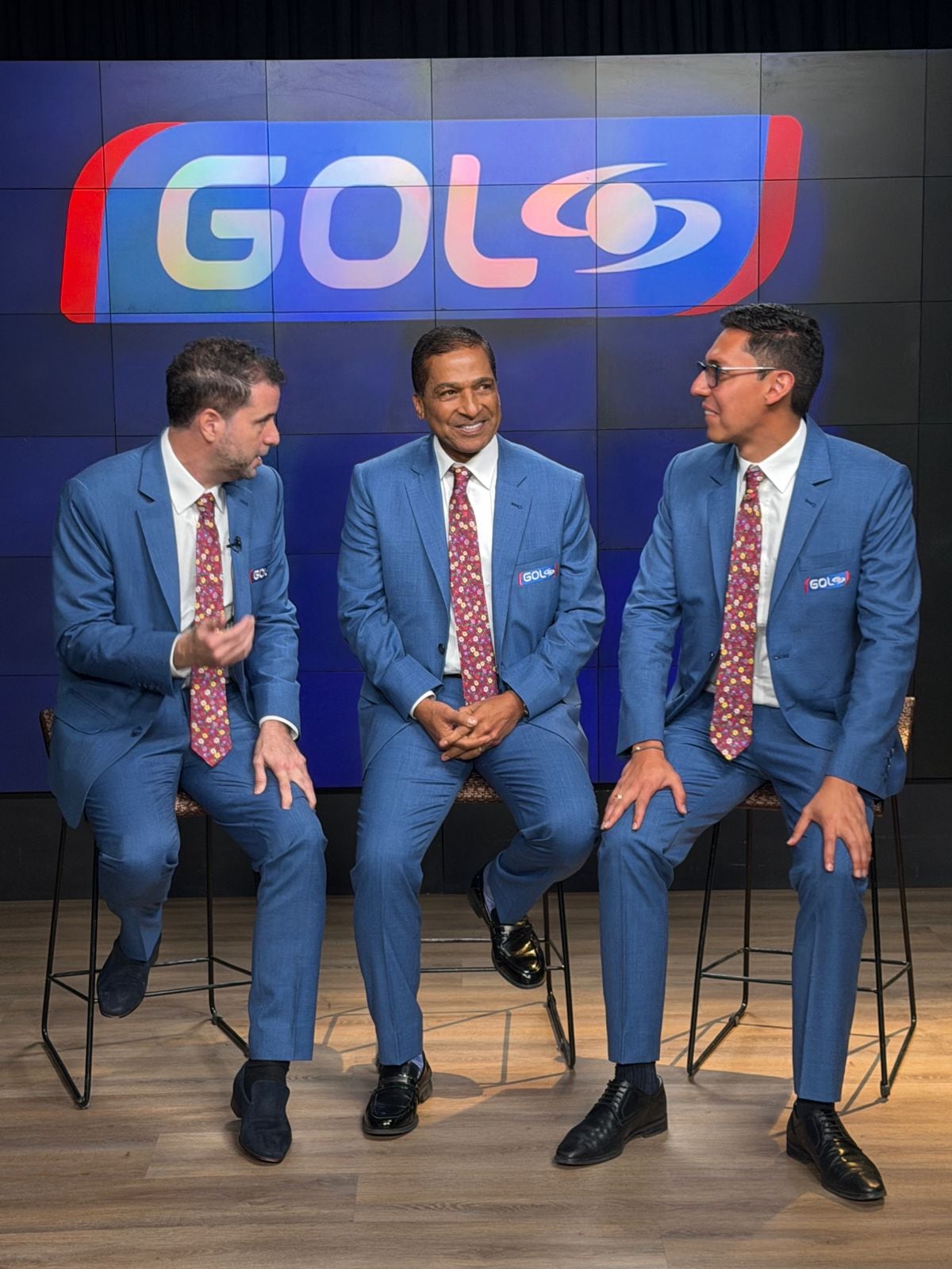 Rodolfo Di Paoli, Alexis García y Julián Capera.