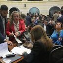 Poder. Reforma pensional debate en su segundo debate en el senado. Foto Guillermo Torres.