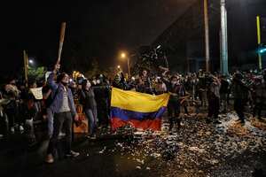 Paro Nacional Cedritos 140 cerca de la casa del Presidente