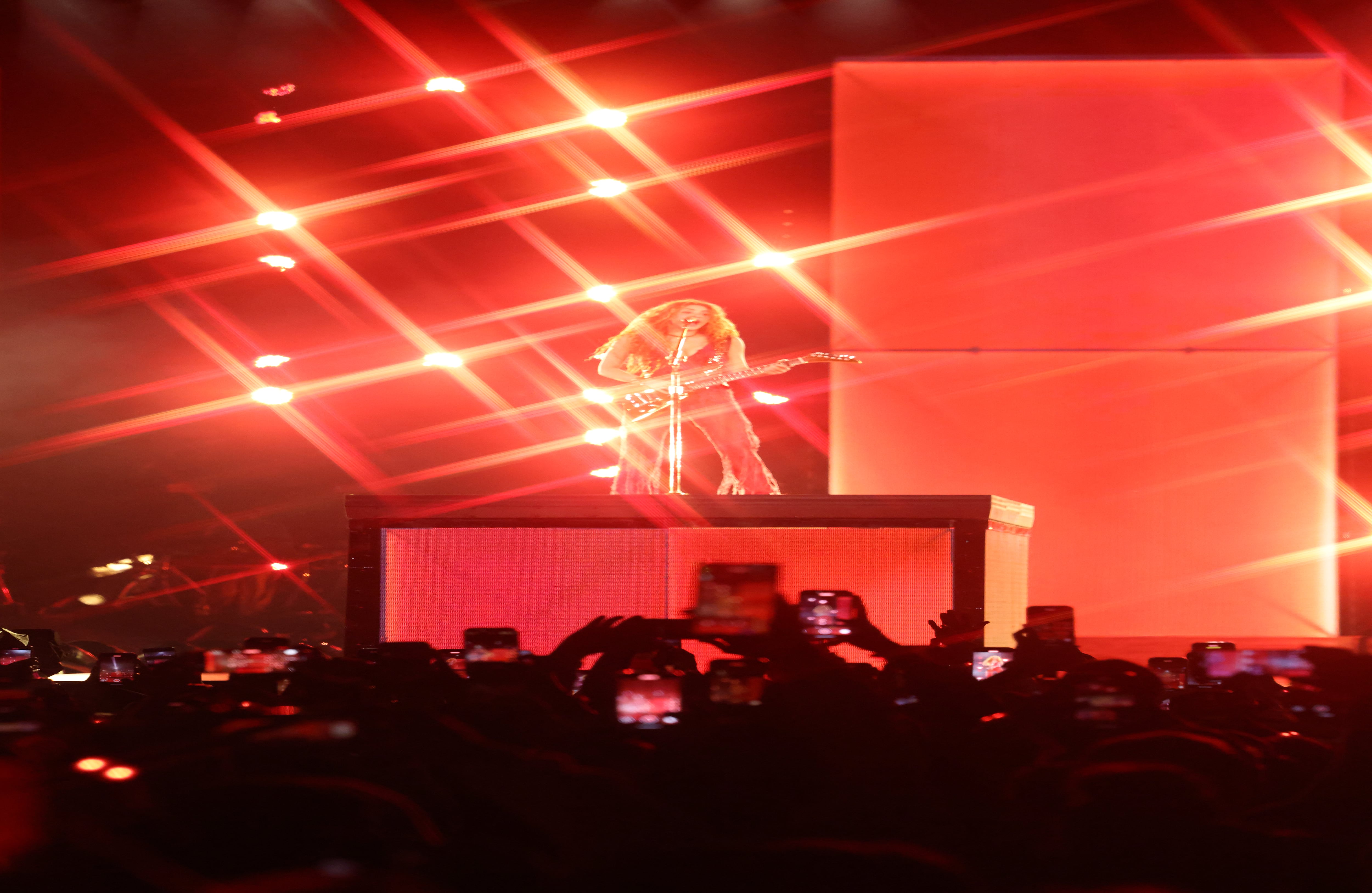 Shakira concierto en Bogotá, febrero 26 de 2025