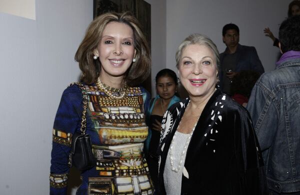 Rosa María Escallón y Olga Pumarejo.