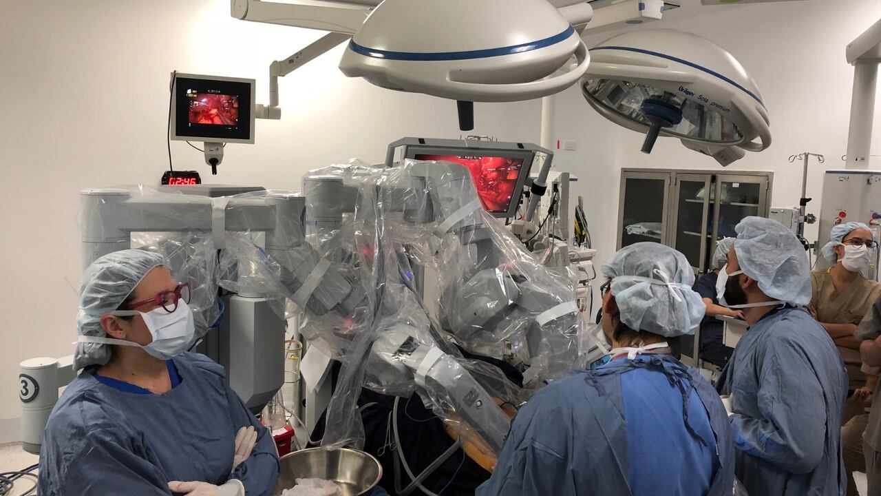 Cirugía robótica DaVinci