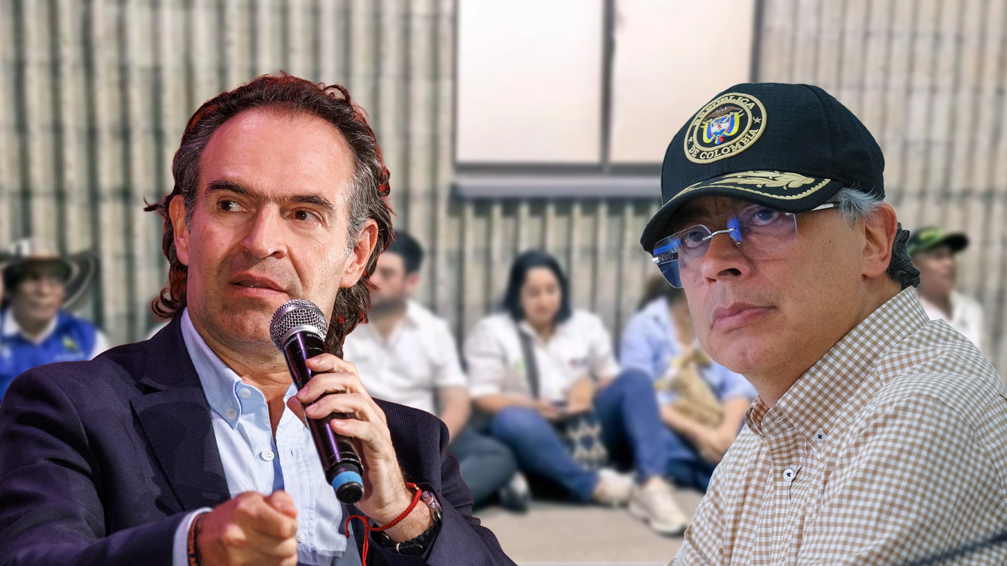Federico Gutiérrez y Gustavo Petro