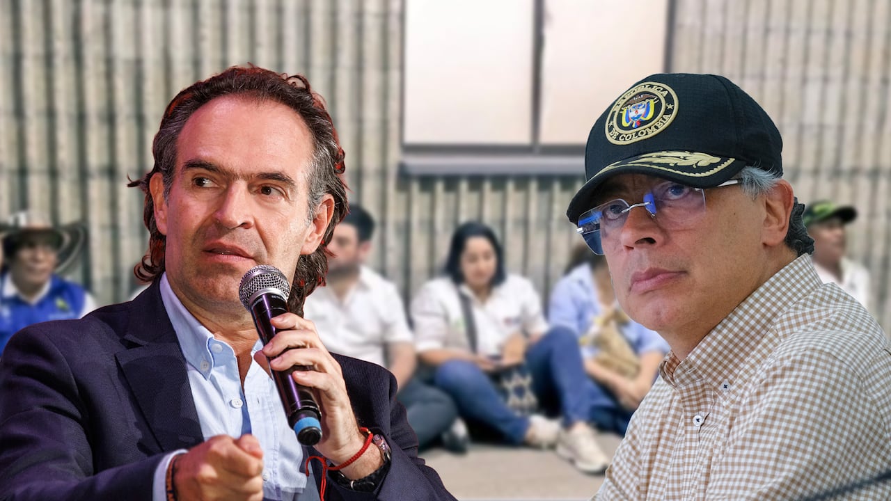 Federico Gutiérrez y Gustavo Petro.