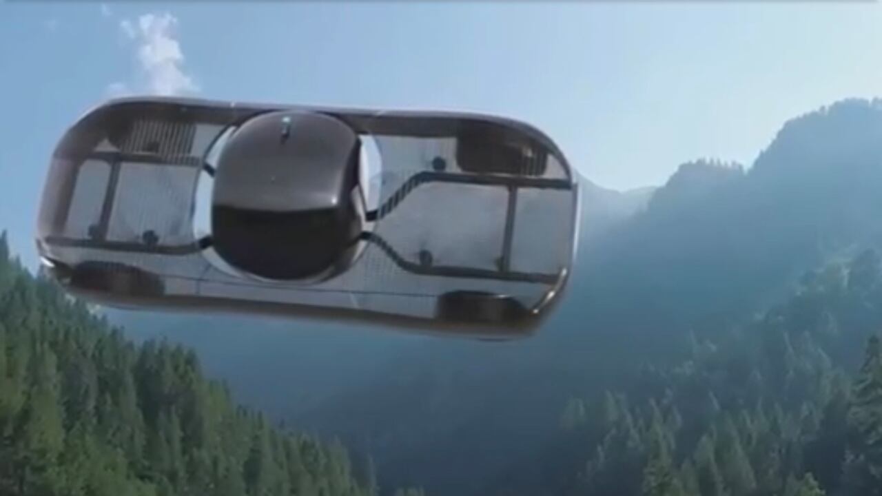 Carro volador. Foto: Captura de pantalla video Alef Aeronautics.