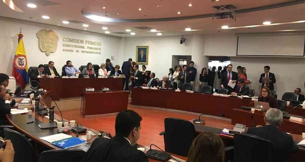 Comisión Primera de la Cámara