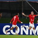 Racing de Montevideo vs. América de Cali (Photo by Eitan ABRAMOVICH / AFP)