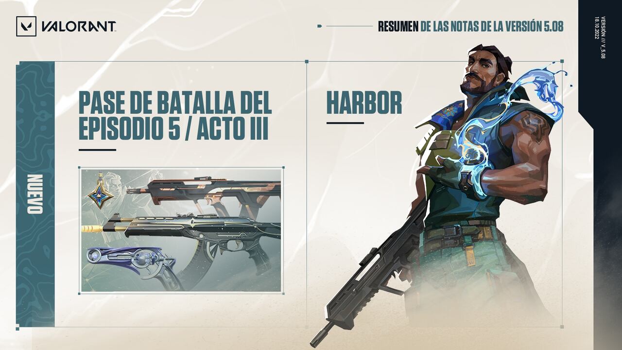 Harbor, nuevo personaje jugable de Valorant.