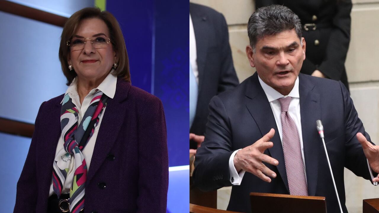 Procuradora general saliente, Margarita Cabello, y procurador general electo, Gregorio Eljach.