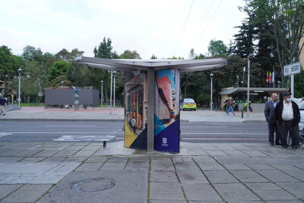 Cubiertas como estas son las que se están instalando en los módulos de venta