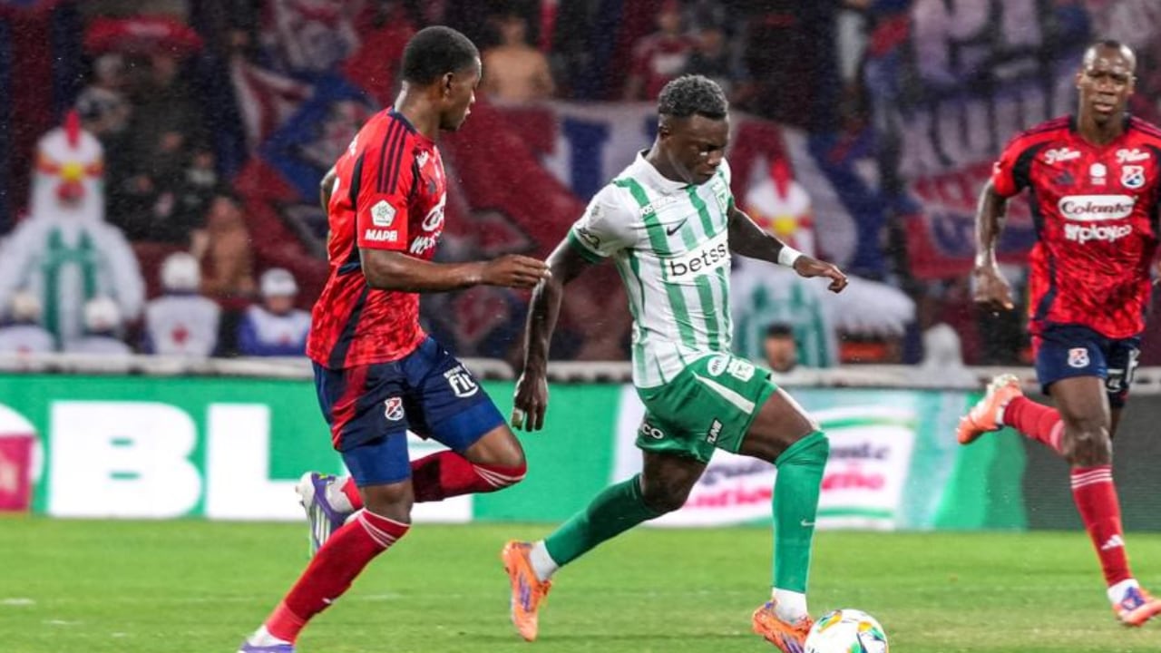 Clásico Nacional vs. Medellín por cuadrangulares finales de la Liga BetPlay 2025-ll.