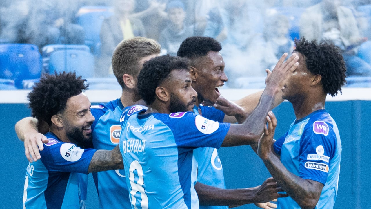 Mateo Casierra, delantero colombiano del Zenit.