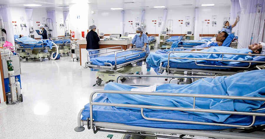 Sala de urgencias, Hospital Militar.